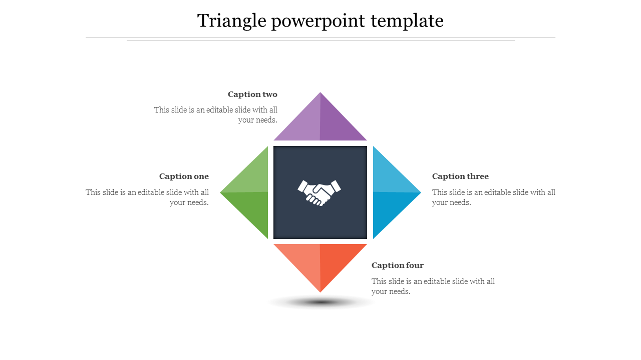 Awesome Triangle PowerPoint Template Slide Designs